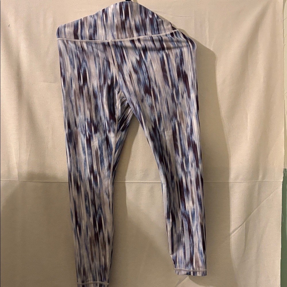 Athleta Multicolor Striped Leggings